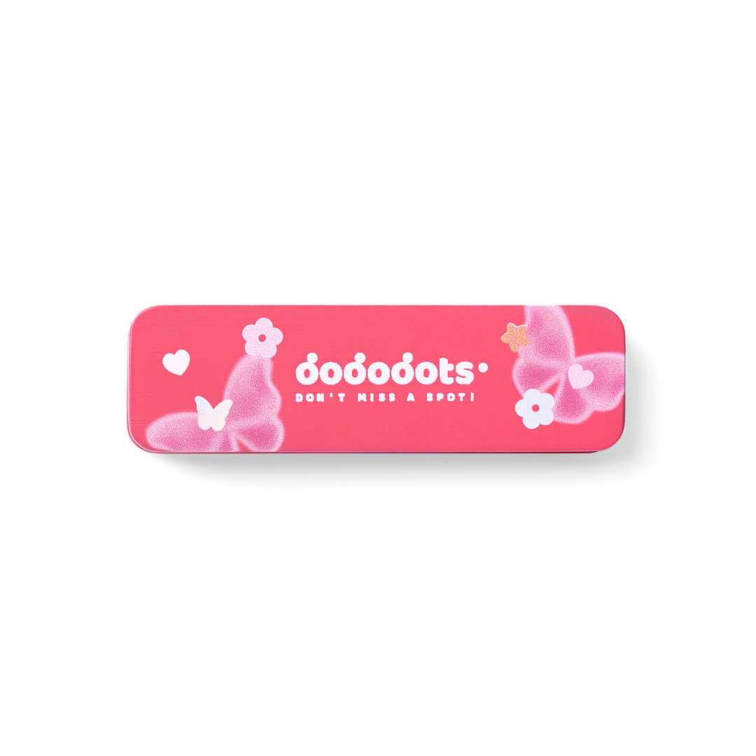 Pink Dododots Bamboo Magnetic Case with Mirror